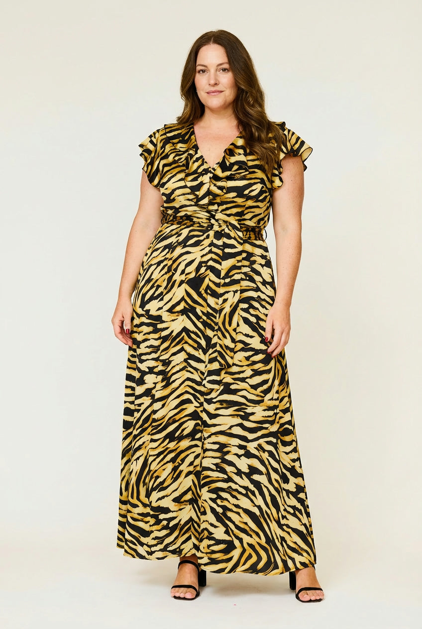 tiger maxi dress Birkin Tiger Maxi Dress