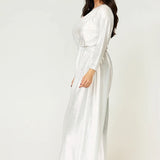 Helena Jumpsuit White Silver