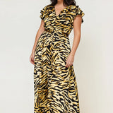 Birkin Tiger Maxi Dress