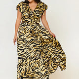 Birkin Tiger Maxi Dress