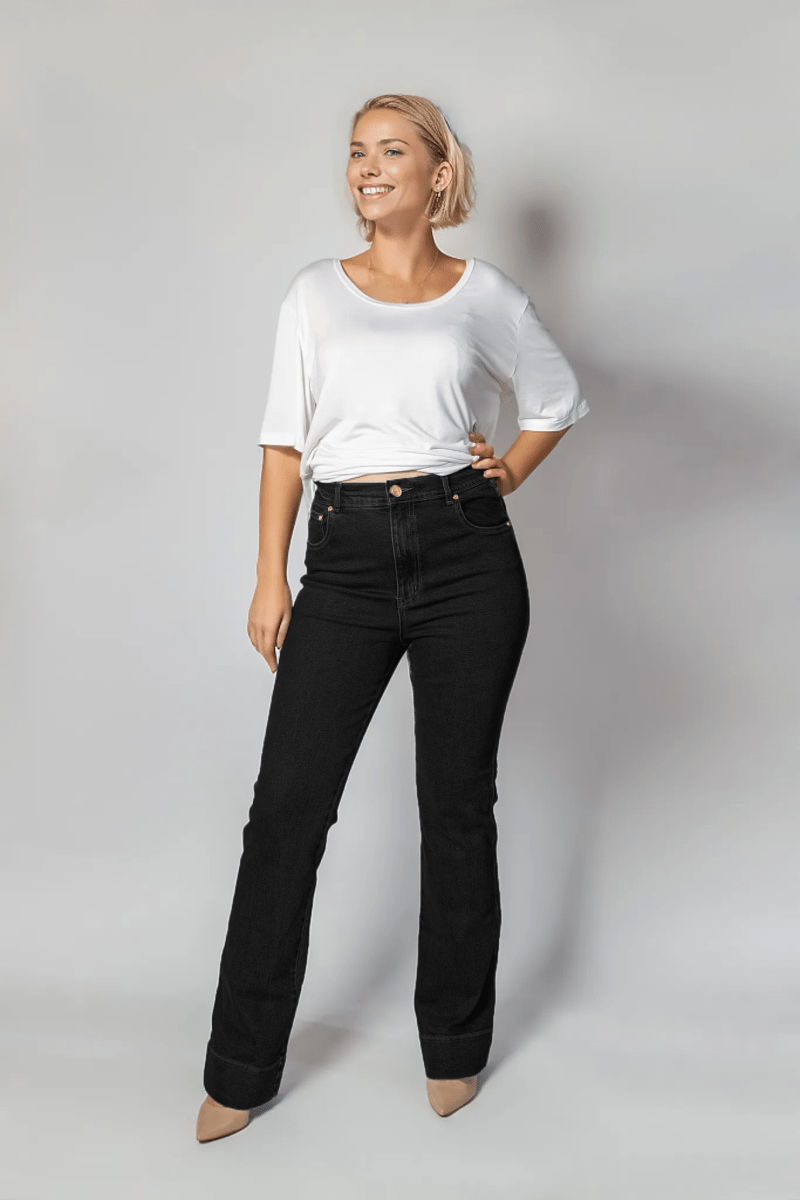 Brooke Boyfriend Black Tee Brooke Boyfriend Black Tee