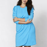 Florence Dress Scuba Blue - Clearance Sale