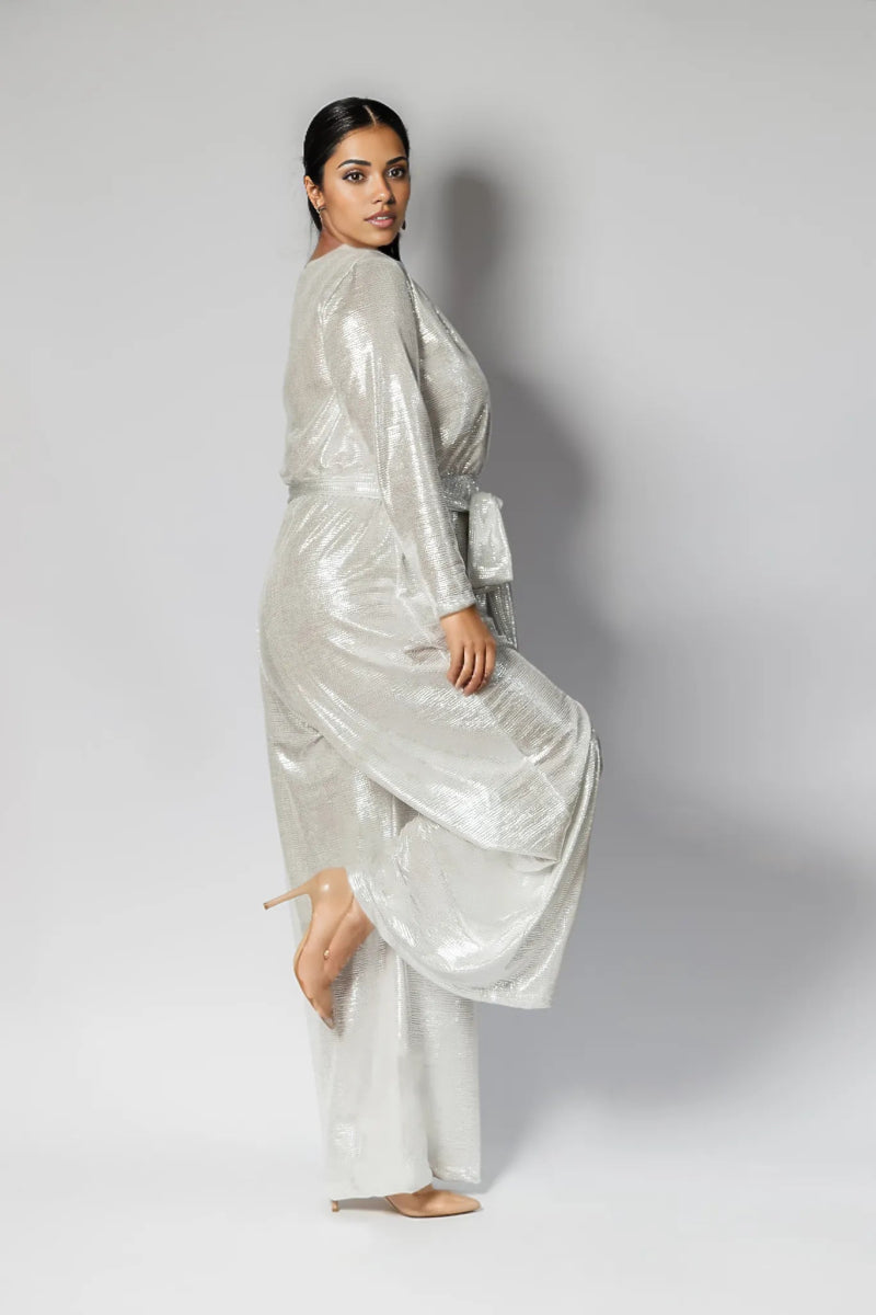 JEENA JUMPSUIT SILVER