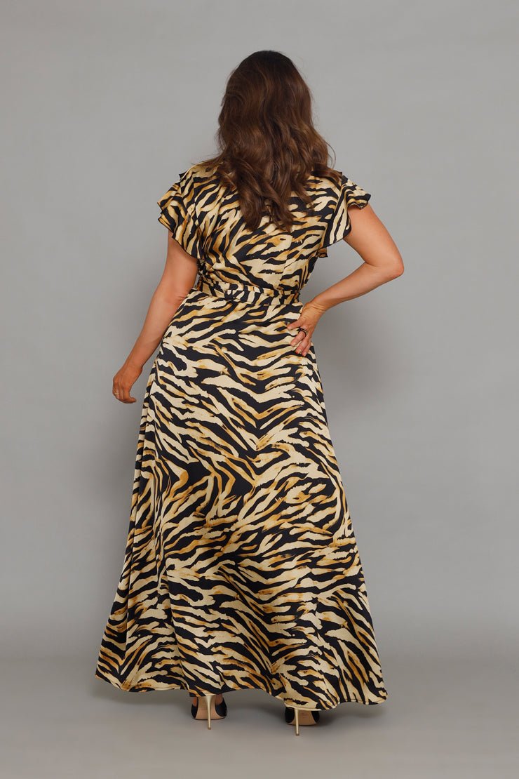 Birkin Tiger Maxi Dress - Embody Women