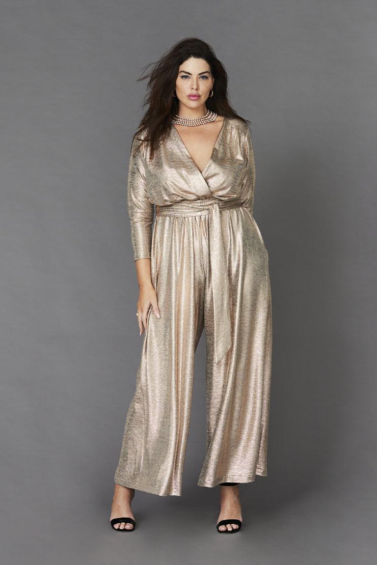 Helena Jumpsuit Rose Gold - Embody Women