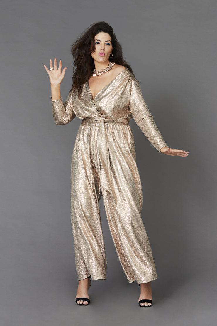 Helena Jumpsuit Rose Gold - Embody Women