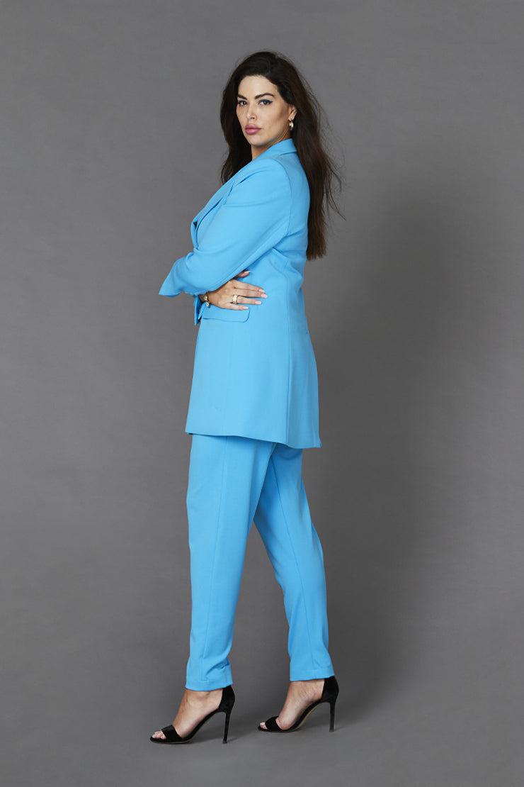 Panama Pant Scuba Blue - Embody Women