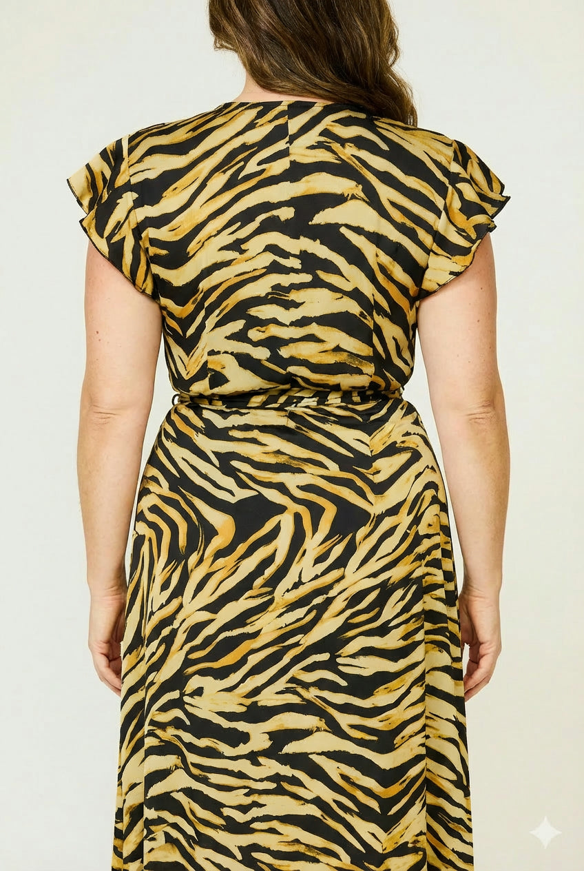 Birkin Tiger Maxi Dress