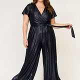 Helena Cap Sleeve Jumpsuit Navy