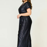 Helena Cap Sleeve Jumpsuit Navy