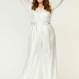 Helena Jumpsuit White Silver