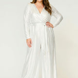 Helena Jumpsuit White Silver