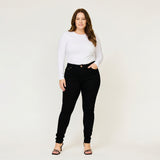 Jacqui Stretch Black Jean