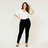 Jacqui Stretch Black Jean