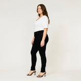 Jacqui Stretch Black Jean