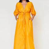 Riviere Dress Long Mango