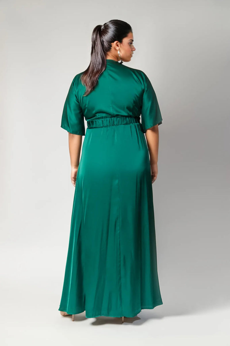 Angelika Dress Emerald - Embody Women