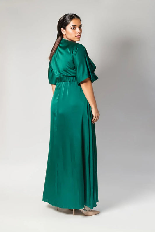 Angelika Dress Emerald - Embody Women