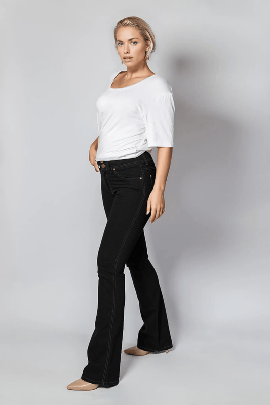 Fever Black Bootcut Jean - Embody Women