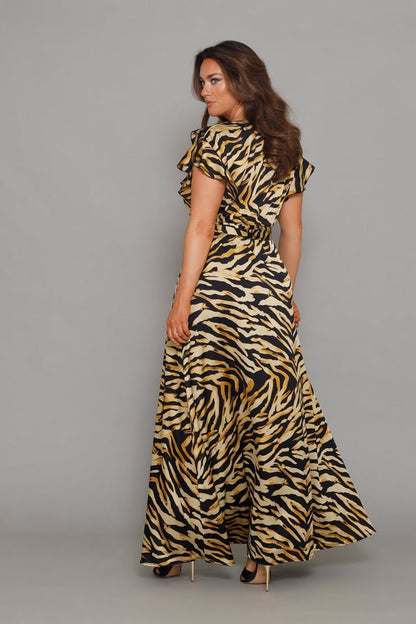 Birkin Tiger Maxi Dress - Embody Women