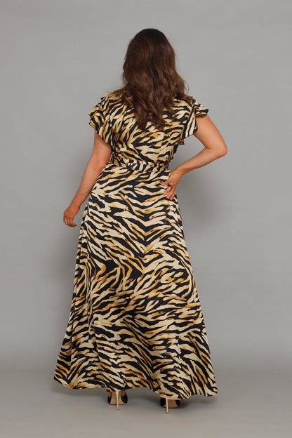 Birkin Tiger Maxi Dress - Embody Women