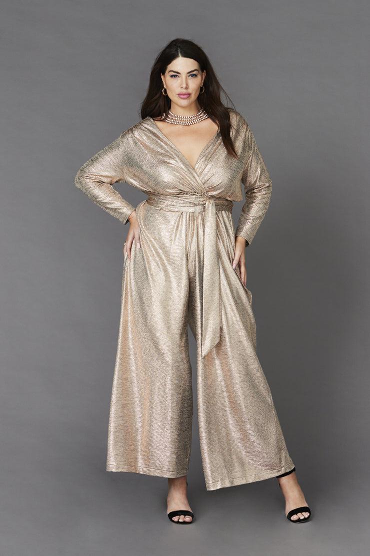 Helena Jumpsuit Rose Gold - Embody Women